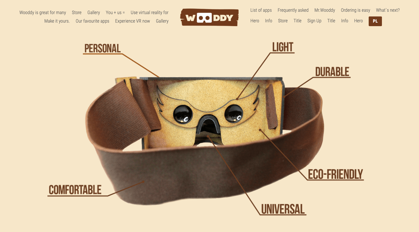 a VR gadget website a VR gadget website